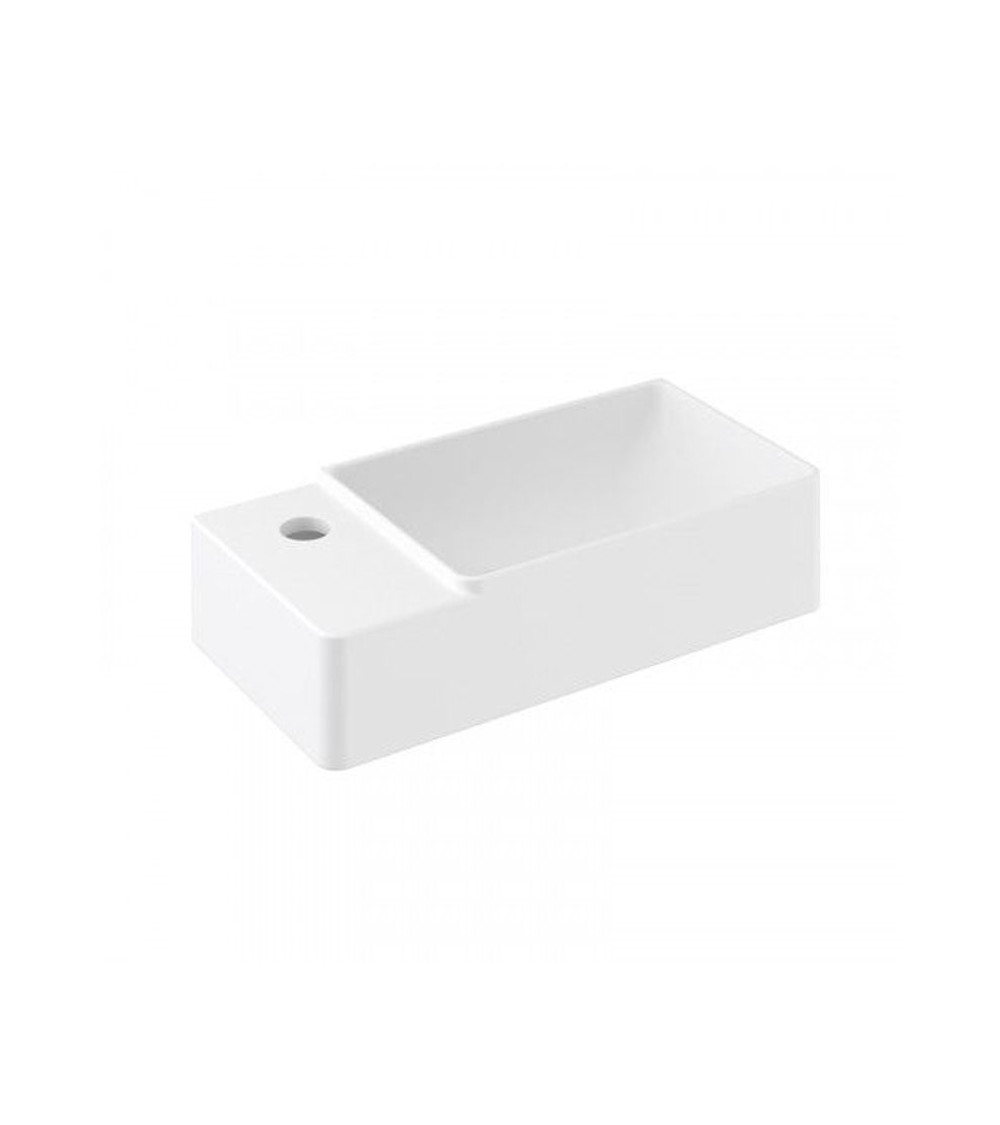 Lavabo droit sans siphone Fancy Cosmic mat 40 cm