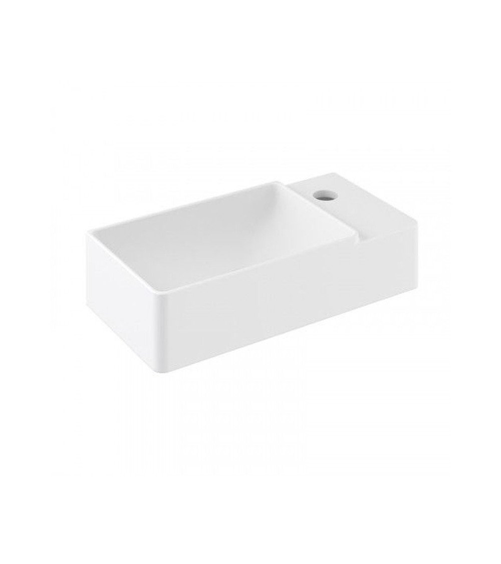 Lavabo gauche sans siphone Fancy Cosmic mat 40 cm