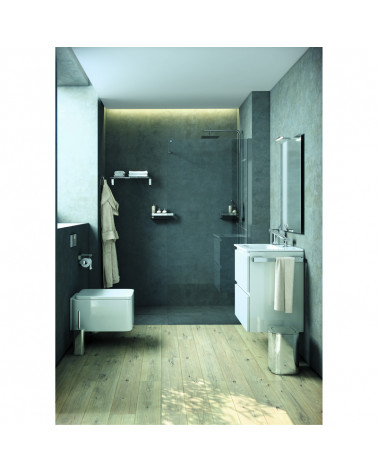 Porte-serviette LineB+ Bath + by Cosmic chromé 40 cm