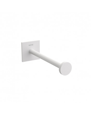 Porte-rouleaux sans couvercle Stick Bath + by Cosmic blanc mat longueur 14,4 cm