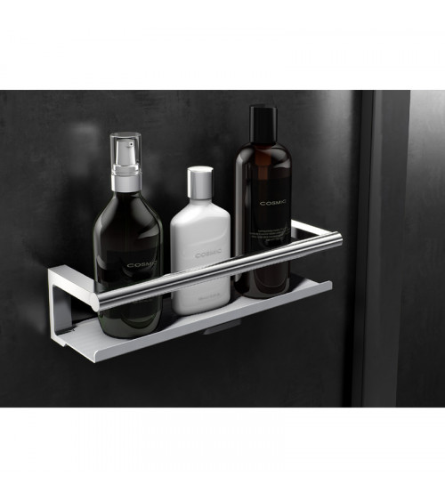 Porte-savon douche avec raclette lave-vitre Architect S+ Cosmic 3 chromé