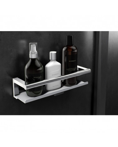Porte-savon douche avec raclette lave-vitre Architect S+ Cosmic 3 chromé