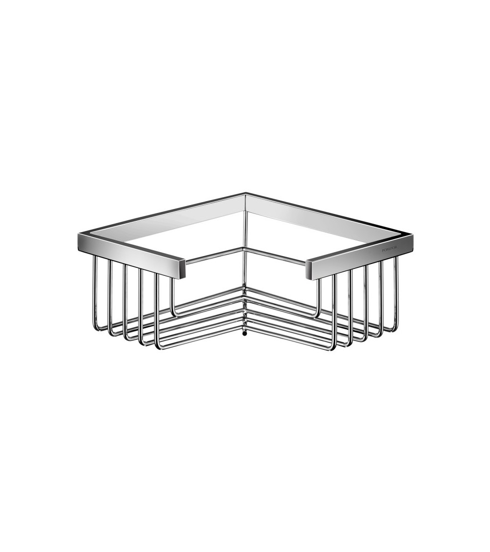 Porte-savon grille en angle amovible Lira Pomd'or chrome