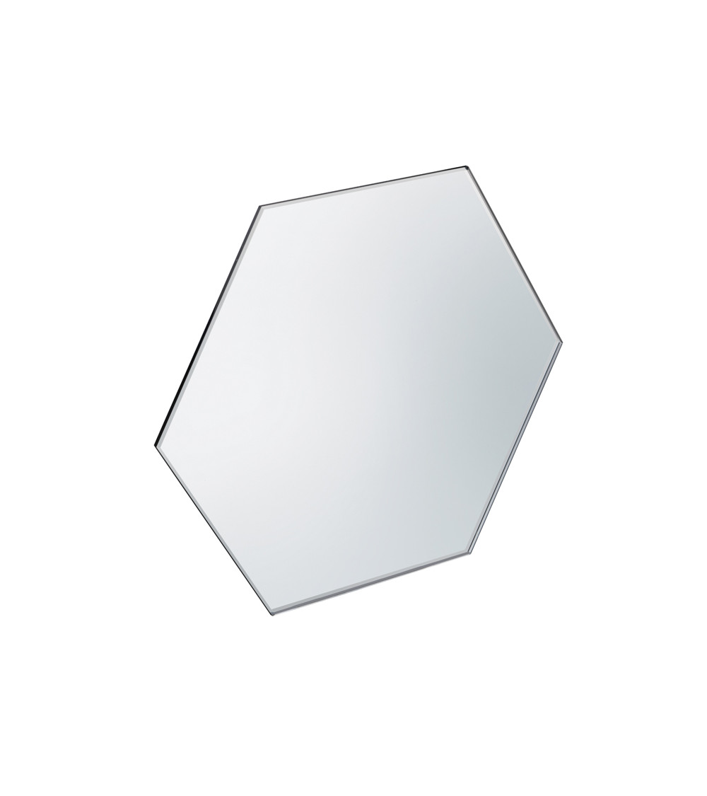 Miroir à poser hexagonal Mirage Pomd'or gris