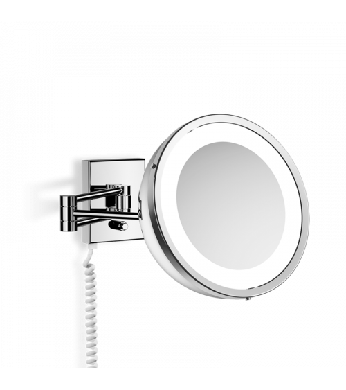 Miroir grossissant 3x cosmétique avec éclairage LED BS 25 PL Decor Walther chromé