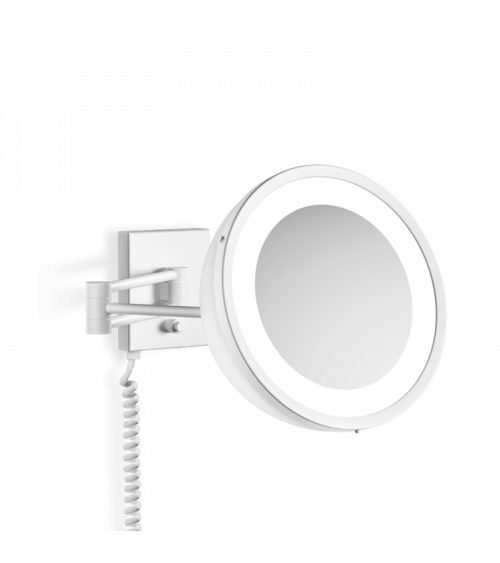 Miroir grossissant 3x cosmétique avec éclairage LED BS 25 PL Decor Walther blanc