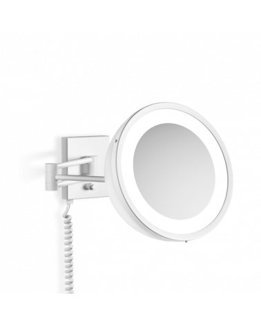Miroir grossissant 3x cosmétique avec éclairage LED BS 25 PL Decor Walther blanc