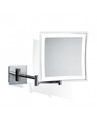 Miroir grossissant 5x cosmétique avec éclairage LED BS 84 TOUCH Decor Walther chromé