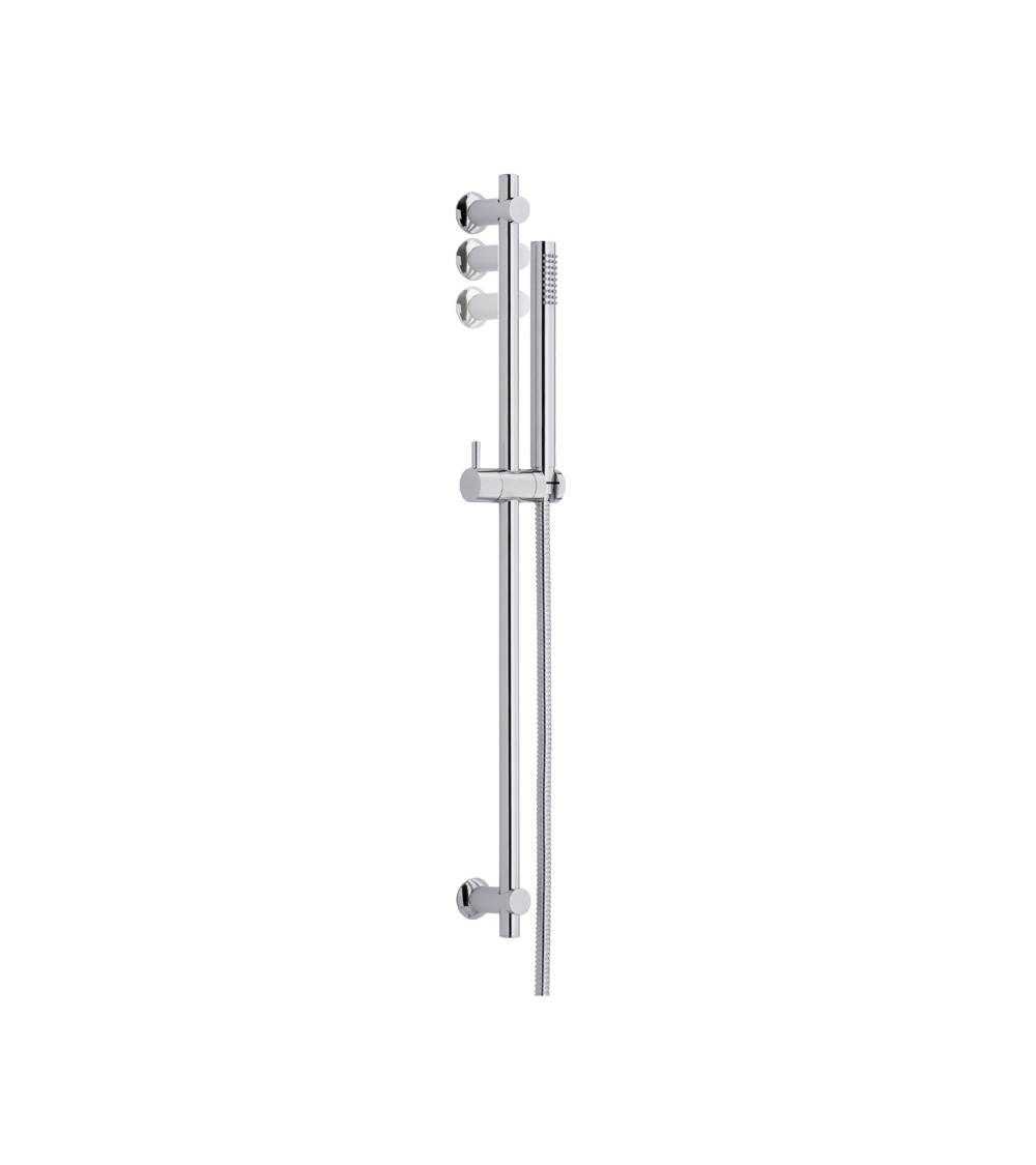 Barre de douche Executive Cristina Ondyna 70 cm diamètre 19 mm chromée