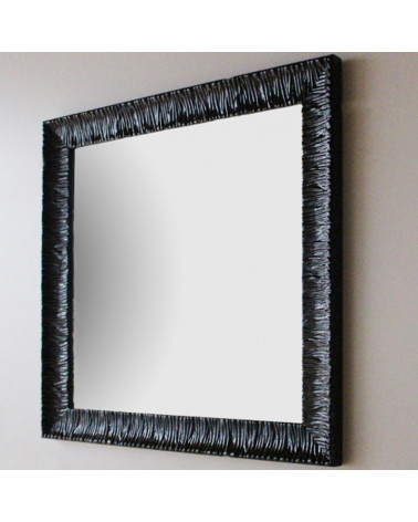 Miroir rétro Parigi Cristina Ondyna 100 x 100 cm cadre noir