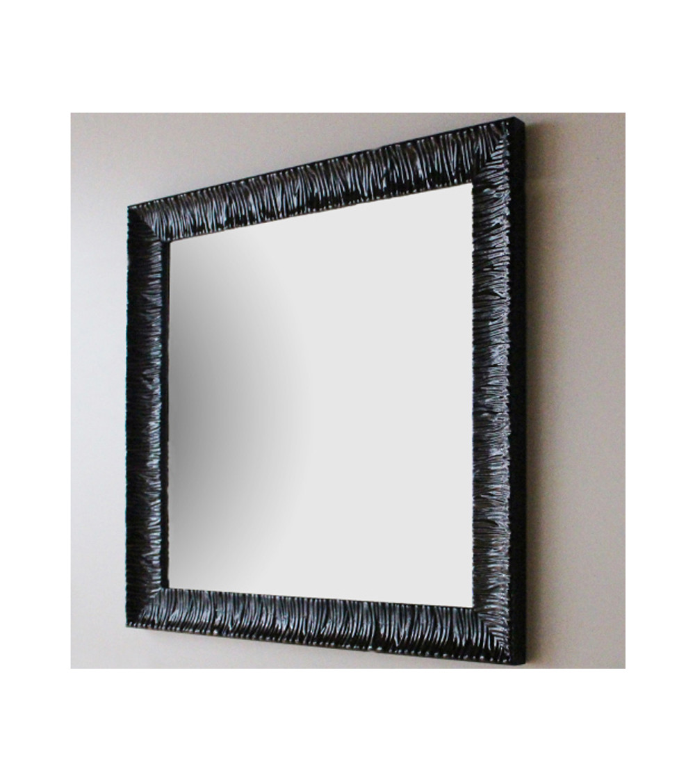 Miroir rétro Parigi Cristina Ondyna 90 x 70 cm cadre noir