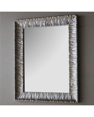 Miroir rétro Parigi Cristina Ondyna 90 x 70 cm cadre silver
