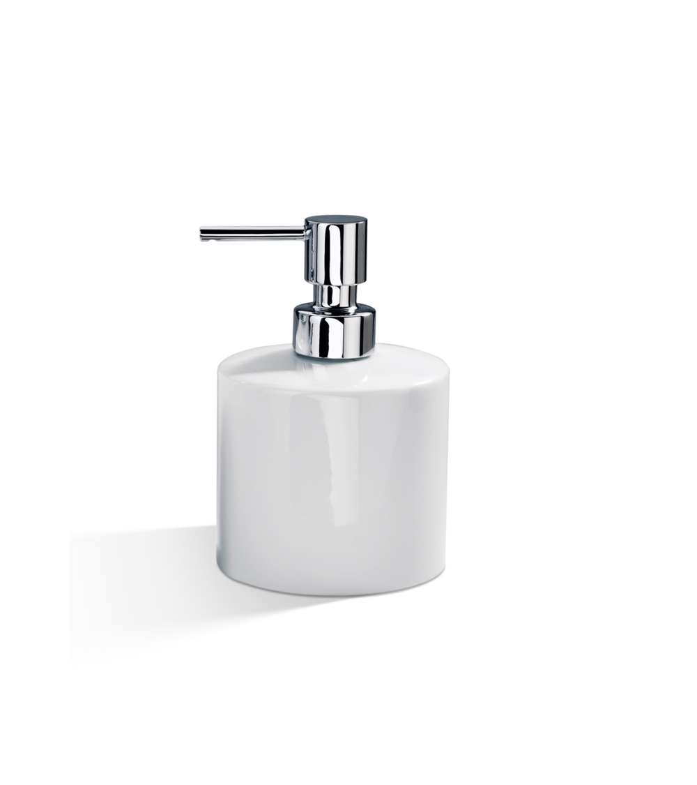 Distributeur de savon porcelaine blanc / chromé DW 520 Decor Walther
