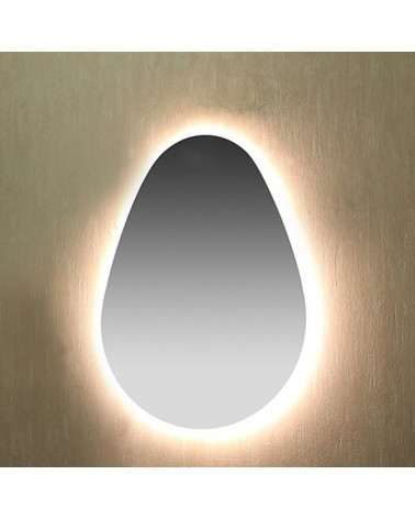 Miroir œuf Ovum Cristina Ondyna avec lumière led
