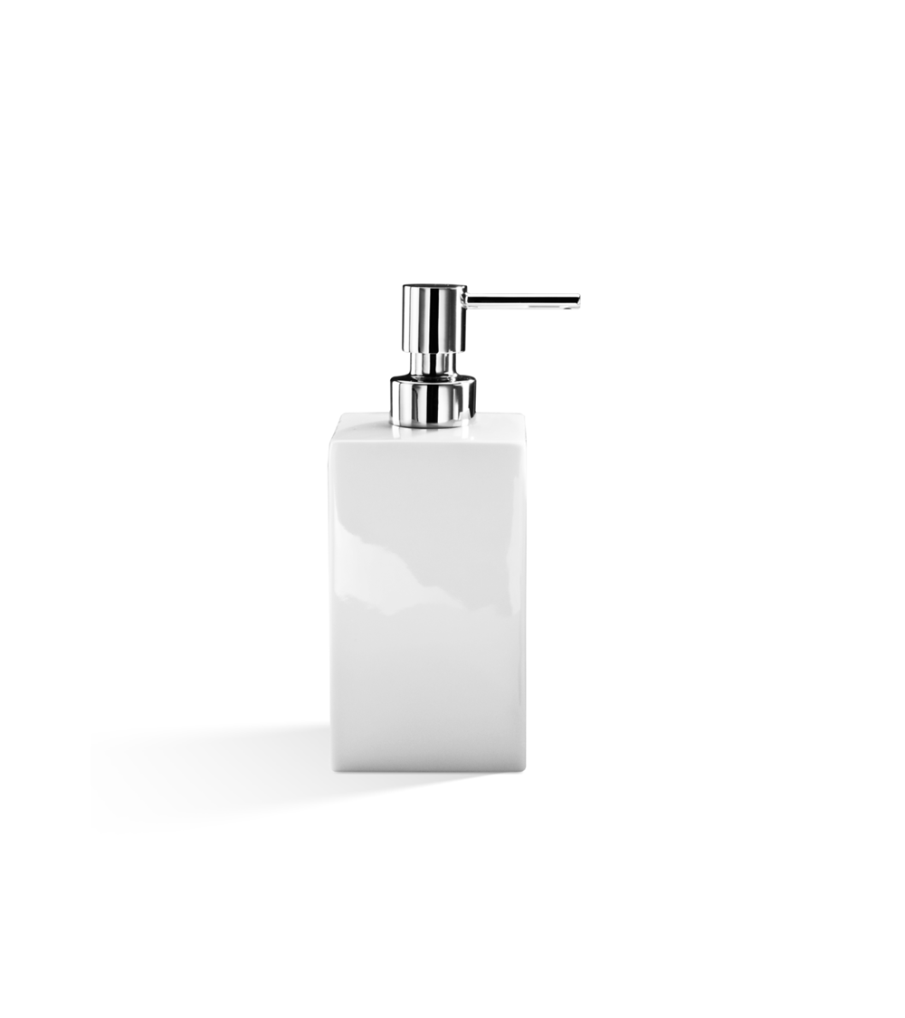 Distributeur de savon porcelaine blanc chromé DW 6270 Decor Walther