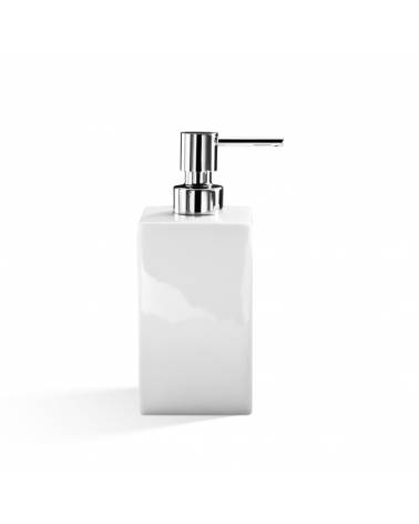 Distributeur de savon porcelaine blanc chromé DW 6270 Decor Walther