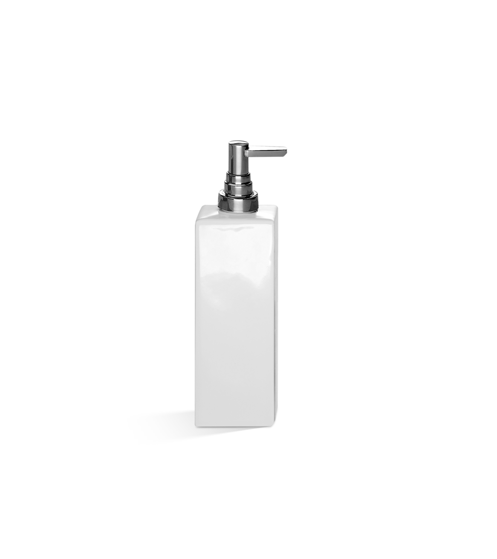 Distributeur de savon porcelaine blanc chromé DW 6310 Decor Walther