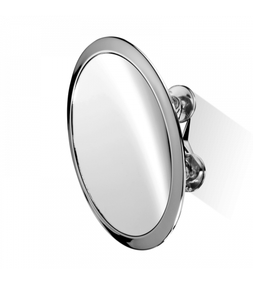 Miroir cosmétique petit avec ventouse grossissement 5x SPT 12 Decor Walther chromé