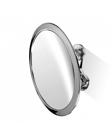 Miroir cosmétique petit avec ventouse grossissement 5x SPT 12 Decor Walther chromé