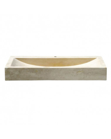 Vasque pierre rectangulaire Cristina Ondyna sablé 70/46/10 cm