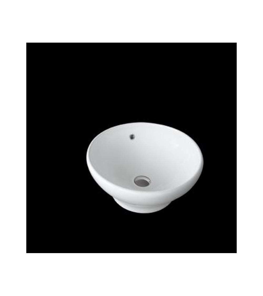 Lavabo céramique Cup Cristina Ondyna L.42XP.42XH.19 cm blanc brillant