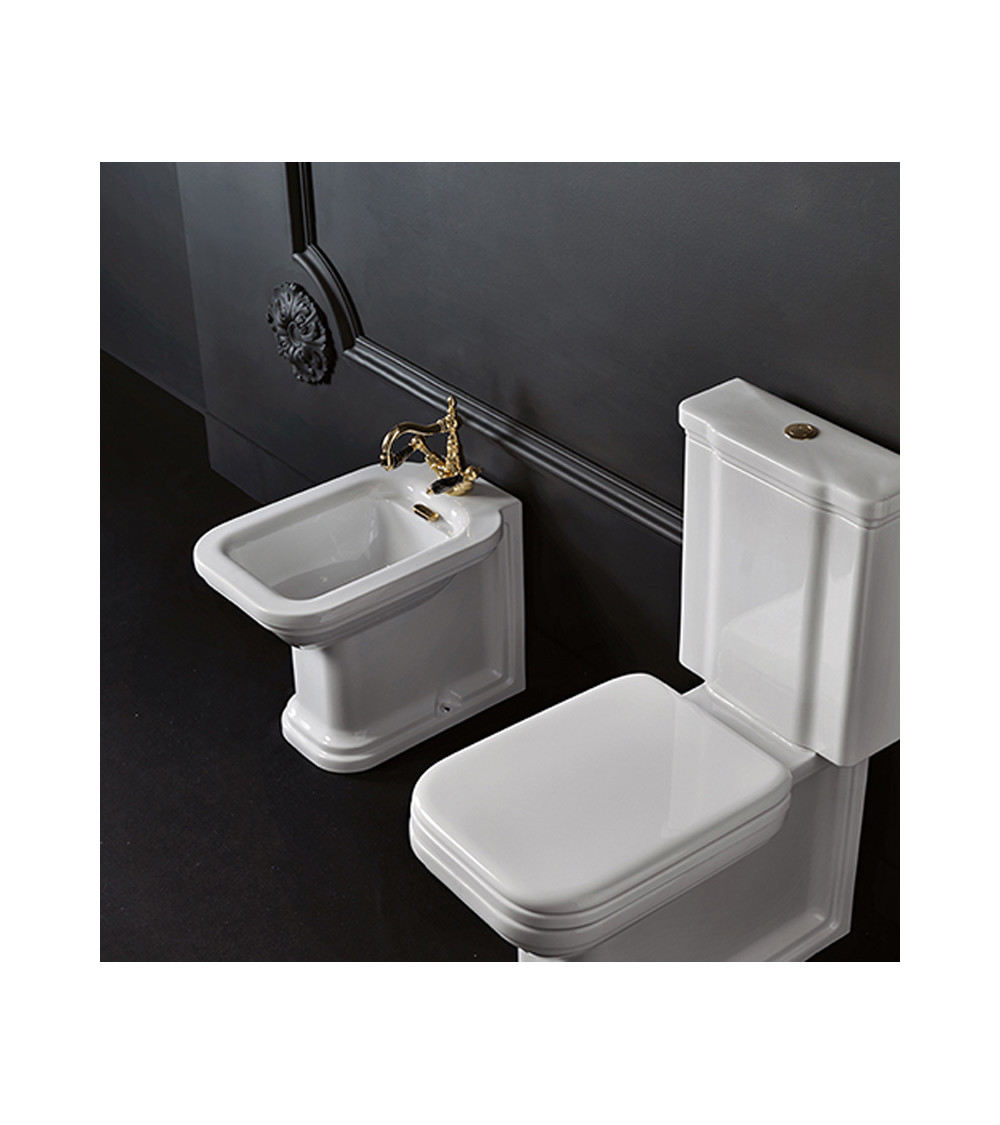 Bidet céramique monobloc Waldorf Cristina Ondyna blanc