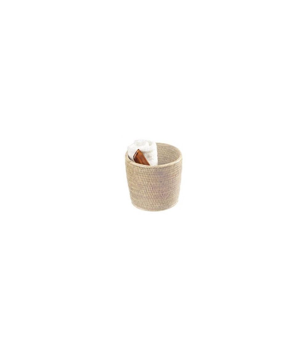 Corbeille cylindrique BASKET ZK Basket Decor Walther rotin clair