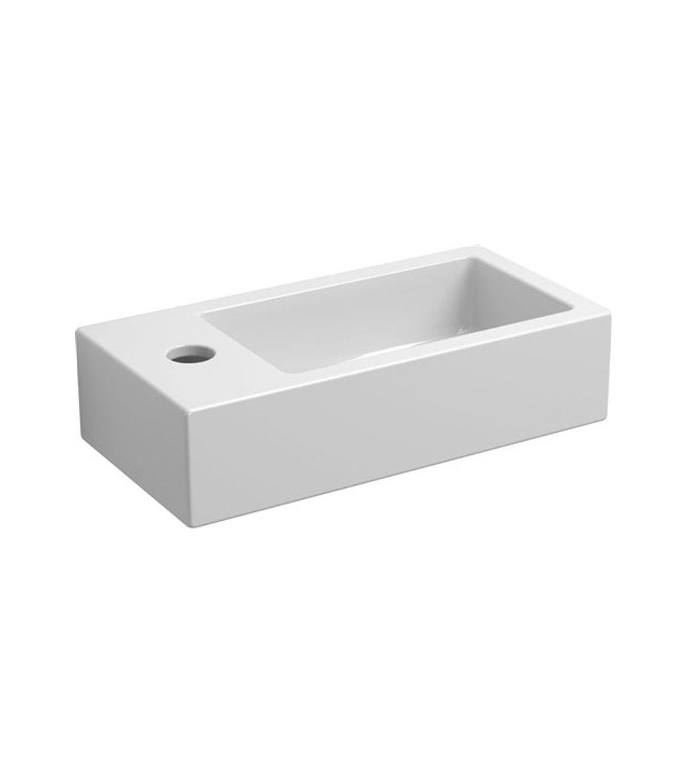 FLUSH 3 Lave-mains ceramique blanche 36cm