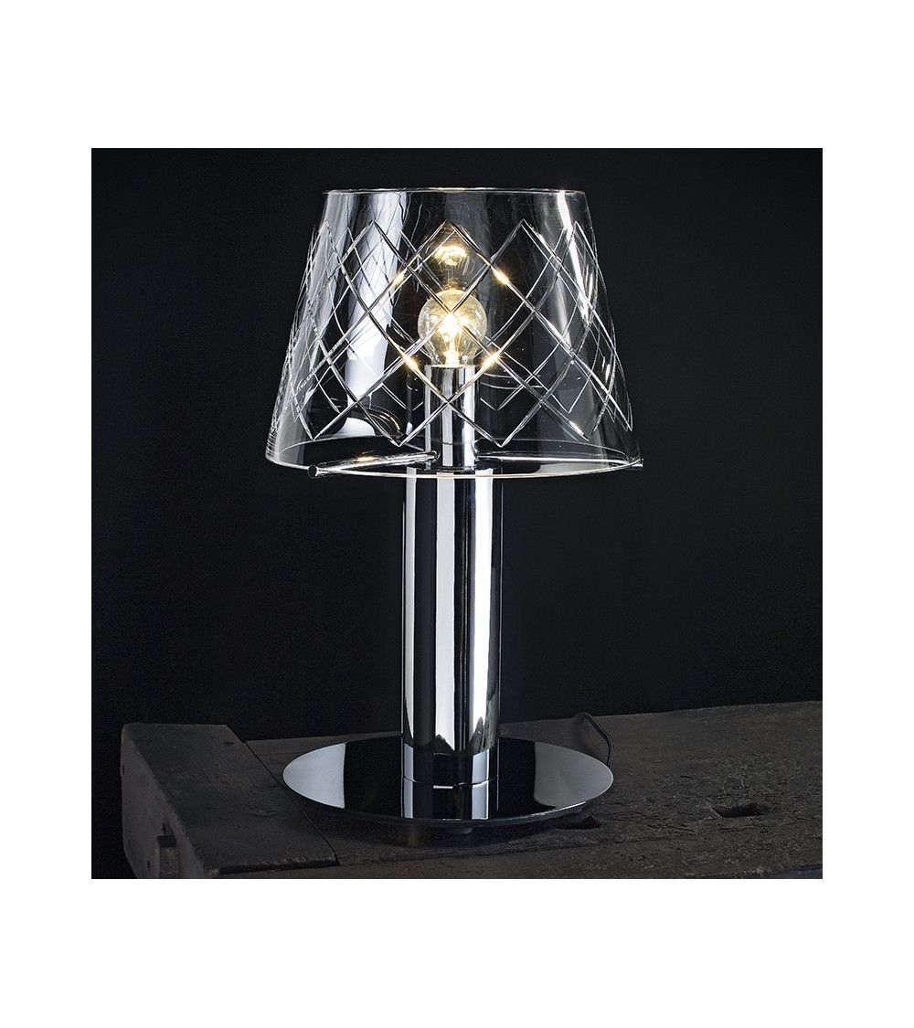 Lampe de table cristal miroir - CLEAR